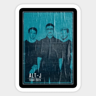 Alt-J Band // Vintage Faded Style Fan Art Sticker